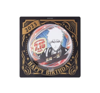 Bleach Ichigo Kurosaki Jump Shop Birthday 2023 Acrylic Stand Tin