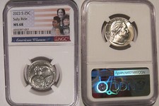 2022 S Sally Ride 25c NGC MS 68 American Women Quarter