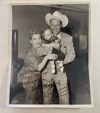 1950's Sky King and Penny Autographed 8x10 Picture