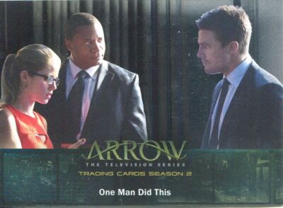 Arrow Season 2 Silver Foil Parallel Base Card #22 One Man Did This
