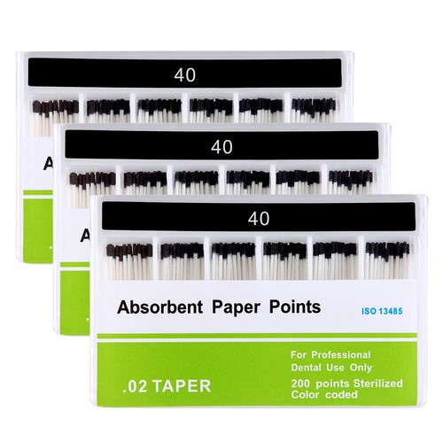 Dental Endo Absorbent Paper Points/Gutta Percha Points Taper Root-Canal Endodont - Picture 140 of 181