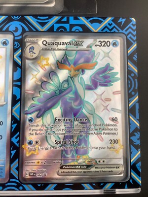 POKEMON Black Star Promo QUAXLY QUAXWELL QUAQUAVAL EX 082 083 084