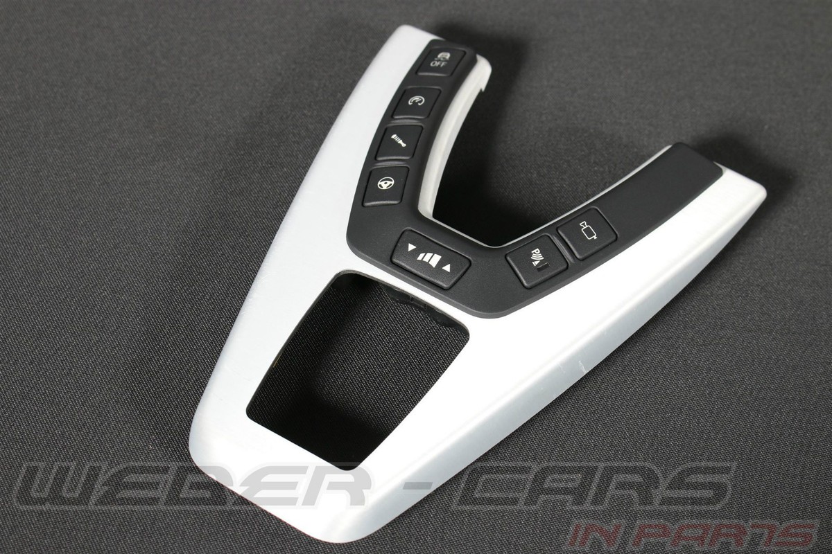 7846616 BMW 6er F06 F12 M6 Aluminium Decor Cover Gear Selector 