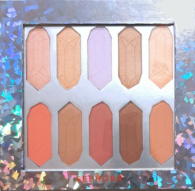 SEPHORA COLLECTION What a Gem! Crystal Face Palette Blush Highlighter & Bronzer eBay