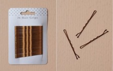 Card of 36 Metallic brown 55mm kirby grips - FB277