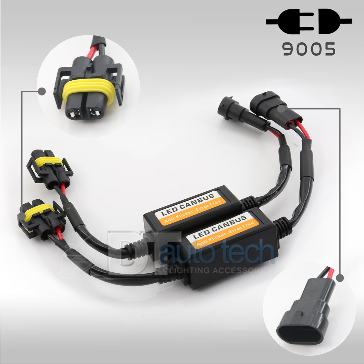 2x CANBUS Headlight Load Resistor 9005 HB3 LED Error Code Free Canceller  Decoder