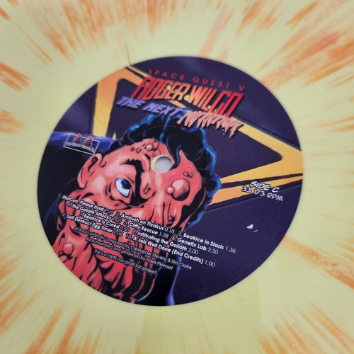 Space Quest V Game Soundtrack LP Roger Wilco Next Mutation w Misprint Sleeve + - Picture 9 of 9