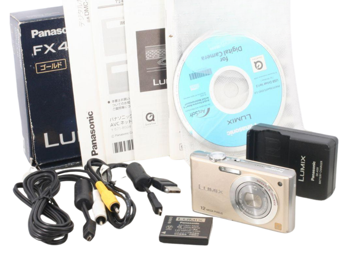 Panasonic LUMIX DMC-FX40 Gold Digital Camera Japanese Language Panasonic LUMIX DMC-FX40 Gold Digital Camera Japanese Language