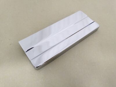 Chrome Louvered Battery Cover For Harley Sportster Superglide Boatail FX XL | CCI