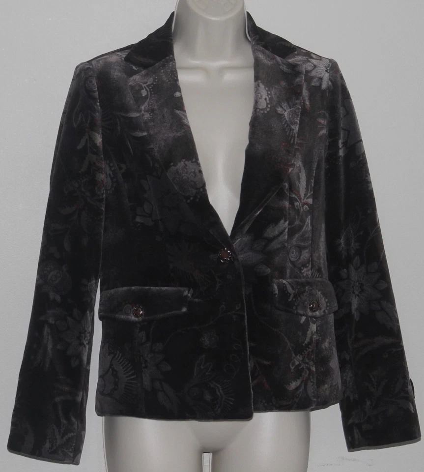 Chaqueta de vestir de terciopelo para mujer Niedieck brillante 100 % viscosa talla: 90 Alemania PAT Foto 2 de 4