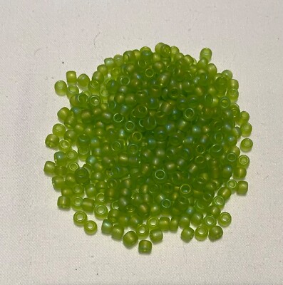 TOHO Saatperlen 6/0 lime greed frosted #940F 20gr