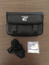 Open Box Olympus Black Nylon/Faux Leather Camera Carrying Shoulder Bag