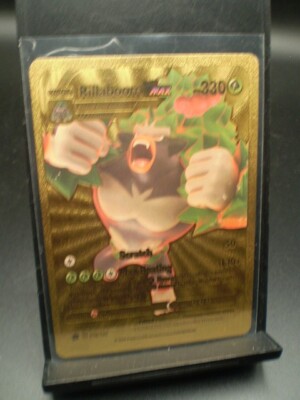 Rillaboom VMax 018/192 Gold Foil Pokemon Card | eBay