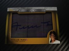 2012 Topps Willie Mays Giants CUSTOM CUT Autograph 