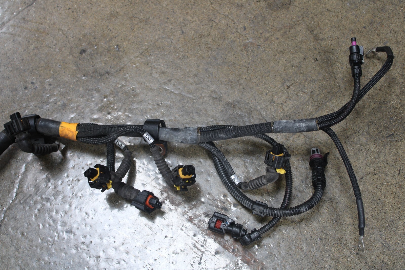 Ferrari 458 Italia, Spider, RH, Main Engine Wire Harness, Used, P/N 286319