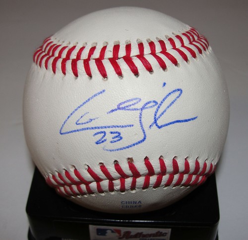 CAM GIBSON AUTOGRAFO BASEBALL DETROIT TIGERS FIRMATO AUTO michigan stato msu - Foto 1 di 2