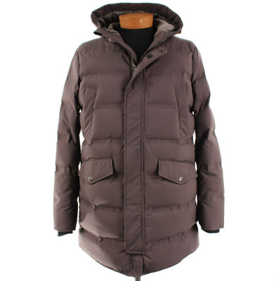 Kired Kiton NWT Reus Goose Down Puffer Jacket Size 52 (L US) In Solid Brown