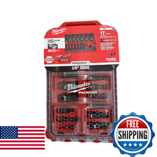 Milwaukee Shockwave Impact Duty 3/8" Drive 17PC SAE Socket Set 49-66-6800