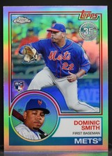 2018 Topps Chrome #83T-16 Dominic Smith 1983 Topps Refractors New York Mets