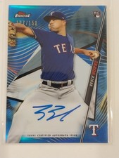 2020 Topps Finest - Finest Autographs Brock Burke #FA-BBU Blue Refractor /150...