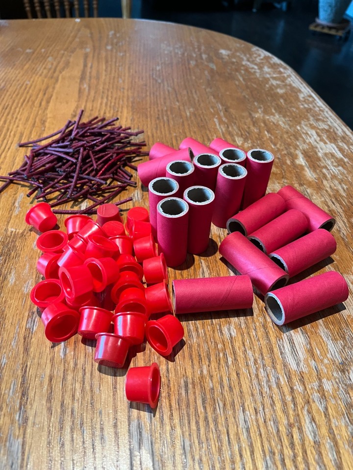 Pyro Tube Supplies 1/4 Stick 3/4 x 2-1/8 x3/32, 50 tubes with 100 ...