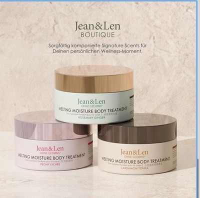 Jean & Len Body Butter 3er Set   Rosemary, Tonka, Peony je 50ml