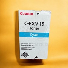 Toner originale Canon C-EXV 19 ciano 0398B002 imagePRESS C 1 imagePRESS C 1 Plus