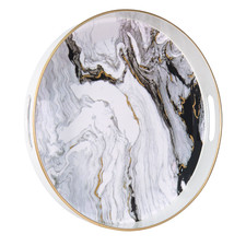 Round Serving Trays Platter Decorative Elegant Modern Functional 33cm