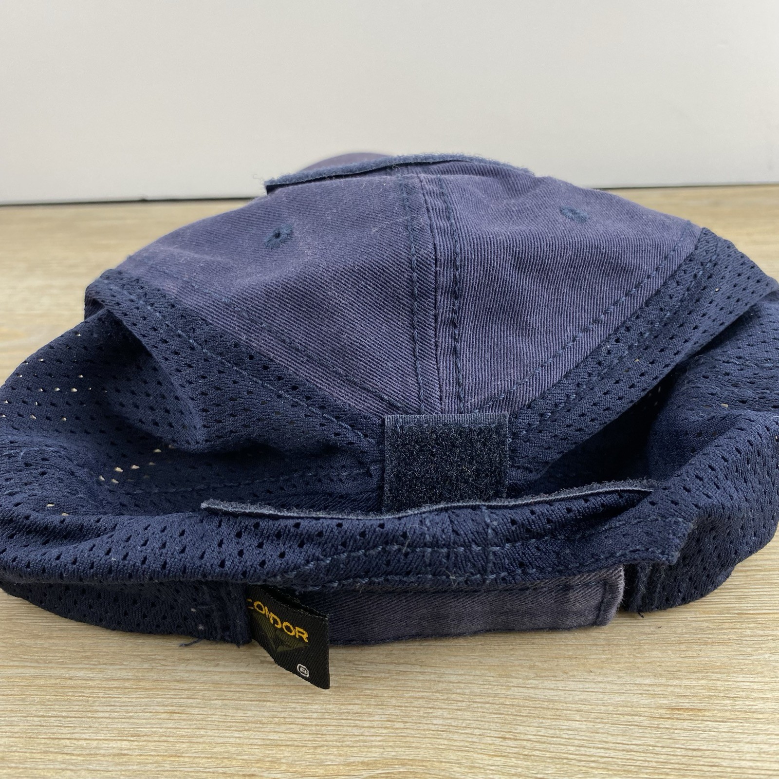 Blue Patch Hat Cap Blue Adjustable Hat Adult Fit … - image 7