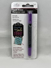 Craft Decor - Chalk Writer Wet Erasable Mess  Dust Free Purple 