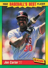 Joe Carter 1988 FLEER Baseball's Best SLUGGERS #7 MT