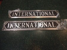 Brand New Reproduction 1933-36 International C-1 Truck Hood Emblem Name Badge Brand New Reproduction 1933-36 International C-1 Truck Hood Emblem Name Badge