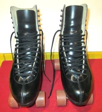 Men SP Teri Size-8A Roller Skates~ Chicago Loose Ball Plates~ Chicago 76P Wheels