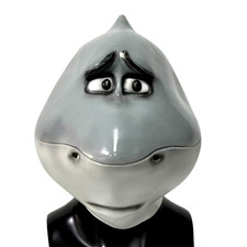 The BAD GUYS Mr.Shark Latex Mask Movie Dressup Props Halloween Cosplay Costume