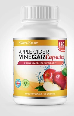 Apfelessig 1000mg 120 Kapseln Abnehmen Diät Fatburner Essigsäure