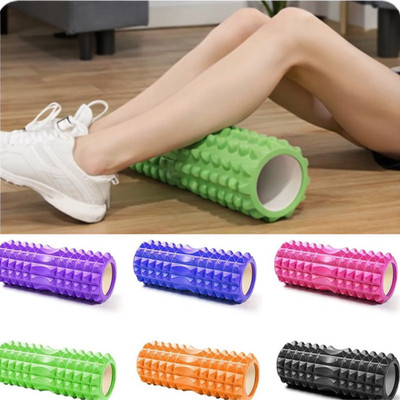 Schaumstoff Fitness Roller Tiefengewebe Massage Gitter Triggerpunkt Muskeln Yoga Pilates