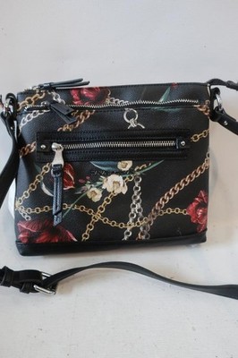 Coach Rowan Satchel With Rose Print Pebble Leather - Purple (CL431