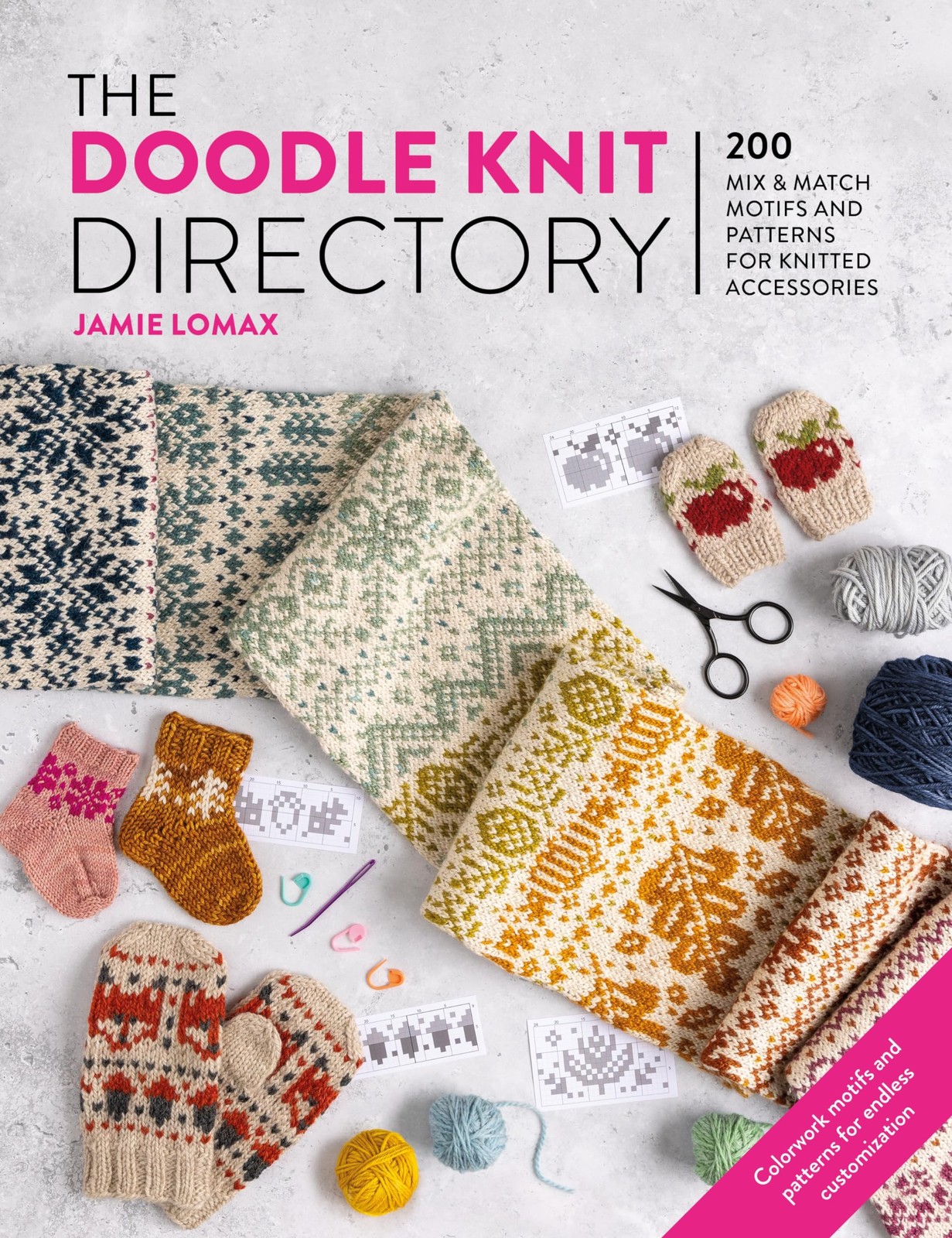 The Doodle Knit Directory: 200 mix & match motifs and patterns for knitted accessories - Image 4