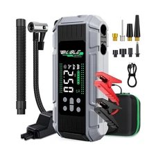 8000A Jump Starter with Air Inflator/Deflator Compressor, 65W Charg... Fast Ship