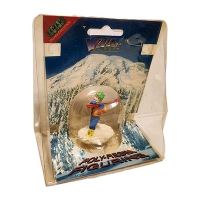 Lemax Vail Village Skier 2.5 Inch Poly Resin Christmas Village Figurine 1996