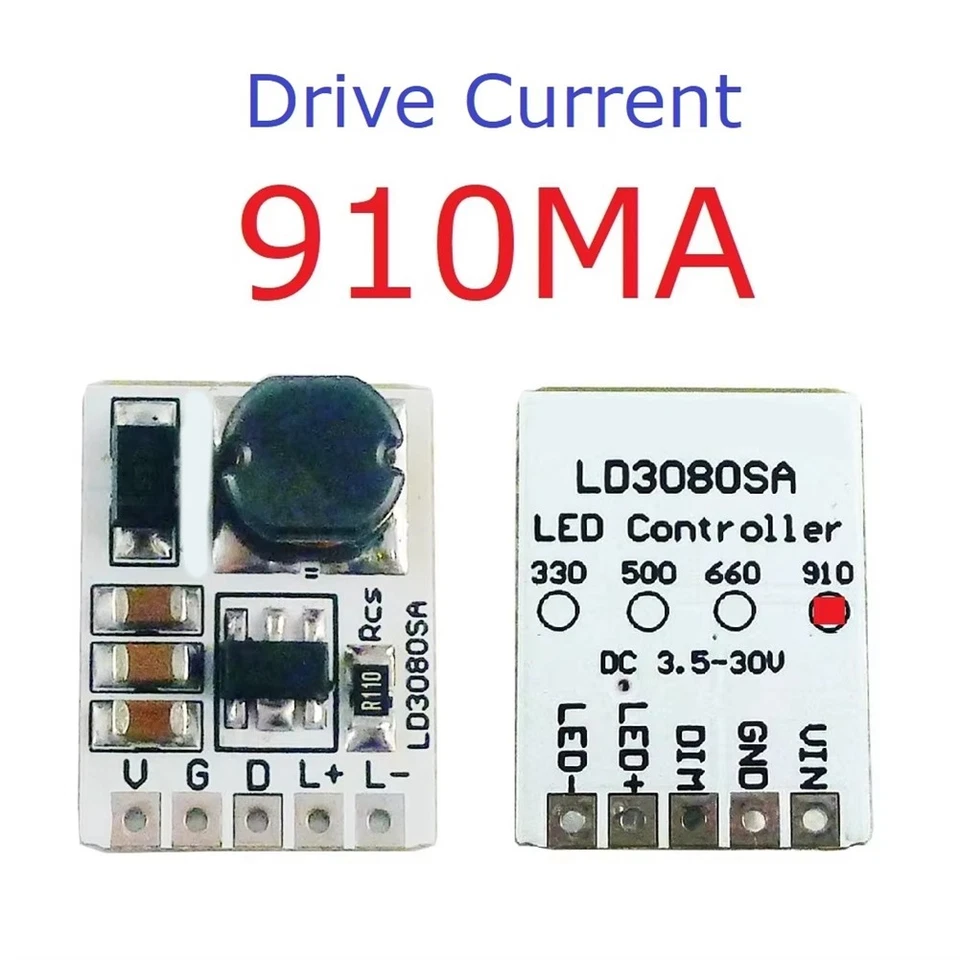 LD3080SA 20W DC 3.5-30V Step-Down HB LED Driver Module DC-DC Buck Constant8579 - Imagen 2 de 4