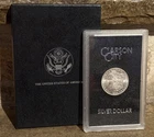 1882-CC Morgan Silver Dollar in Hard Casing & Box