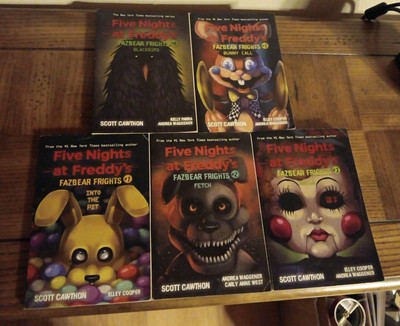 Five Nights at Freddy's Fazbear Frights, 5 books