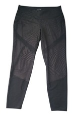 Old Navy Active Go-Dry Women's Quick Dry Pants Black Geometric Size L