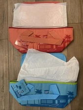 Trader joe's Mini Insulated Bags SET PEACH & BLUE NEW LIMITED  EDITION IN HAND