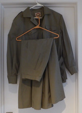 Vintage 90's Banana Republic Safari Khaki Skirt 14 Jacket L set