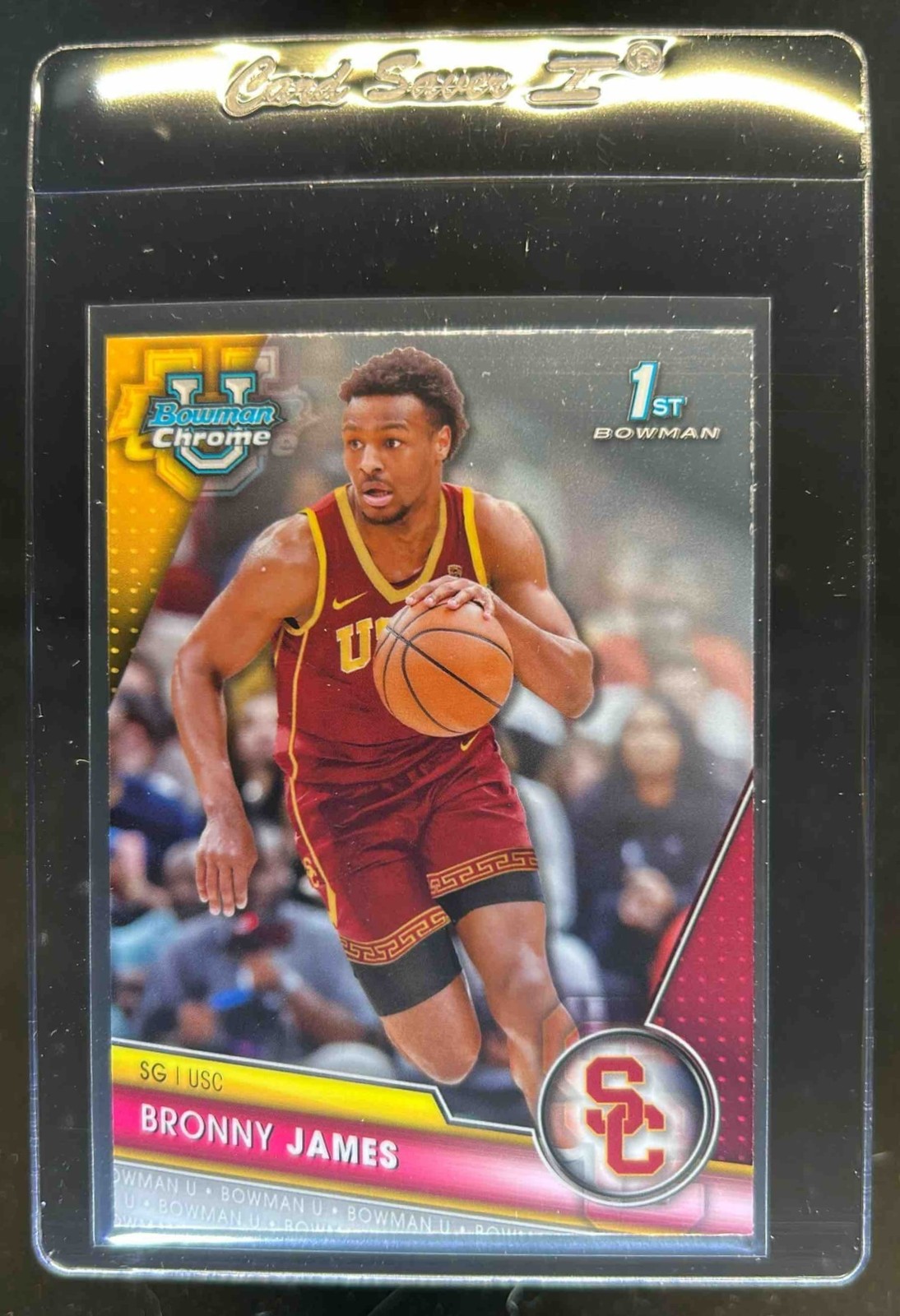 2023-24 Bowman U Chrome Bronny James 1st Prospect #95 Trojans