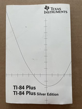 Vintage 2004 TEXAS INSTRUMENTS TI-84 Plus Silver Edition Book