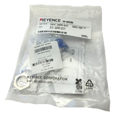 Keyence PR-G61CBD Retro-Reflective Photoelectric Sensor, M12 4-Pin, 10-30VDC