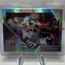 2020 Panini Phoenix Game Over Drew Brees #5 Teal /175 New Orleans Saints